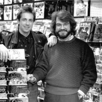 We have hosted Clive Barker many times over the years. Here he is with Rod back in 1989! And WOW! Look at Rod's luxurious hair! (This is the web guy sucking up to the boss!)