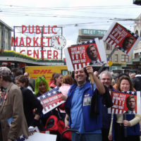 We held a rally to re-elect Harvey Dent in 2008!