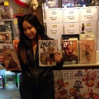 Local creator and store favorite, Siya Oum stopped by to do a signing for Lola XOXO #1 back in April 2014!