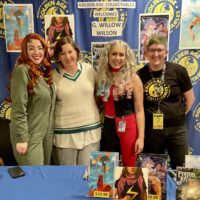 Our sigining with award winning writer G. Willow Wilson was a blast! This was a pre-release for her new Poison Ivy collection!